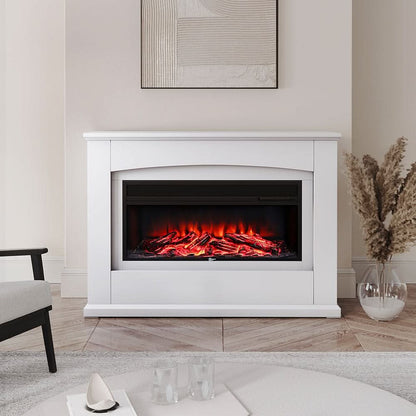 48 Inch Inset Electric Fireplace with LCD Display Freestanding Fireplaces