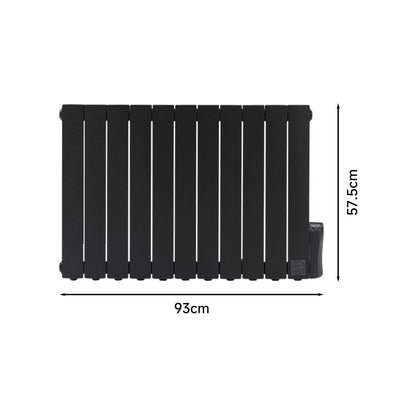 69-101 W Oil Filled Space Heaters Electric Radiator Heater with LCD Thermostat