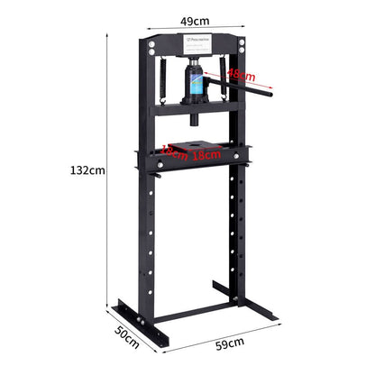 12Ton/20Ton Workshop Press Floor Standing Hydraulic H-Frame