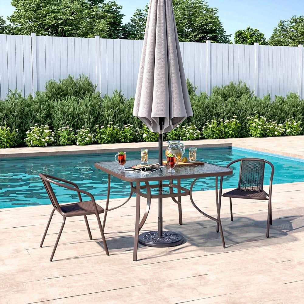 3/5pcs Garden Patio Dining Set Outdoor Furniture
