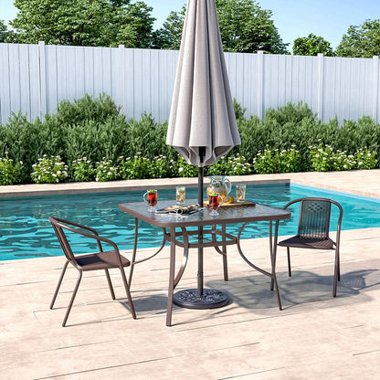 3/5pcs Garden Patio Dining Set Outdoor Furniture