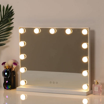 52cm W Fashion Vanity Hollywood Mirror with LED Light & Touch Dimmable Bulb