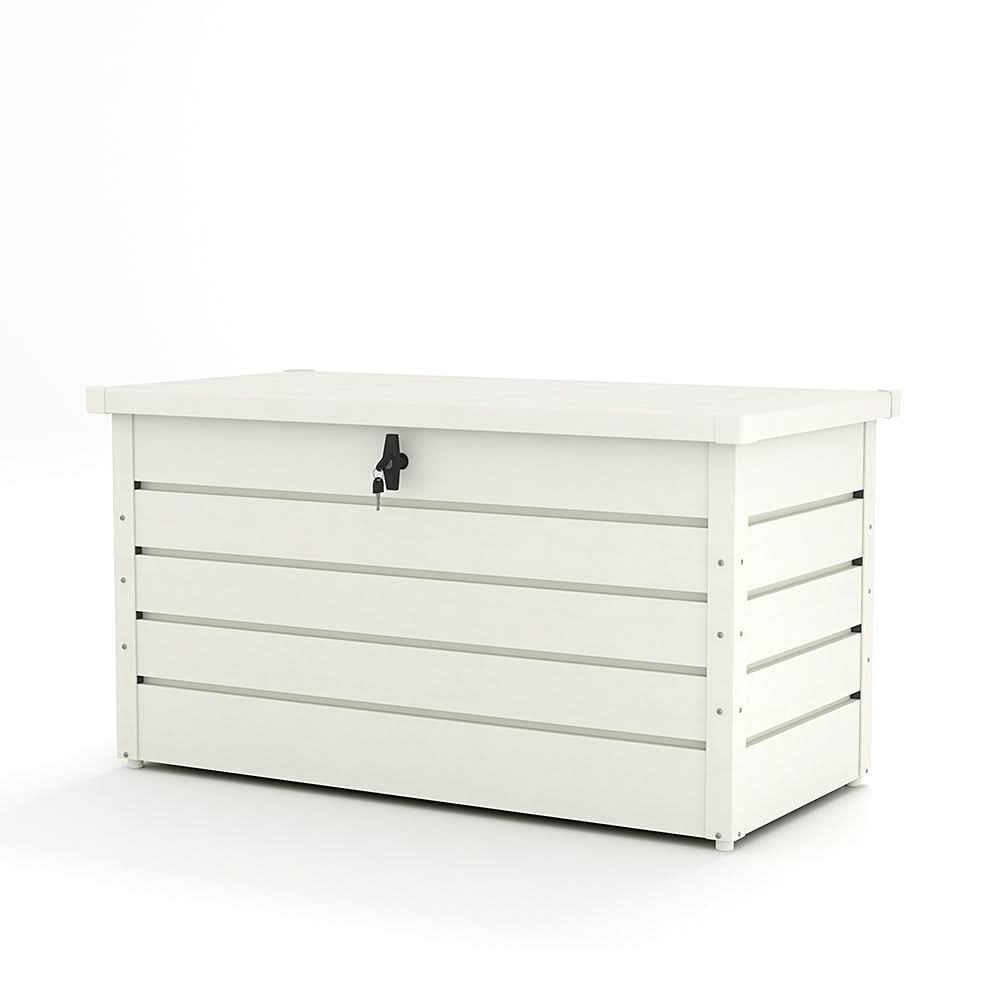 350L Steel Garden Steel Box Patio Waterproof Storage Box