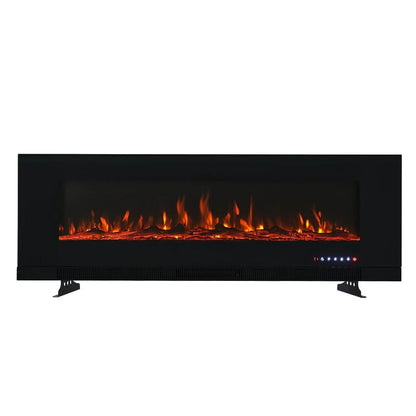 50/60 inch Wall Mounted Electric Fireplaces 5000BTU Inset Fireplace Heater