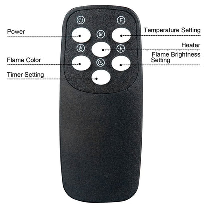 72 inch Wall Mounted Electric Fireplaces With Remote Control 9 Flame Colours Heater