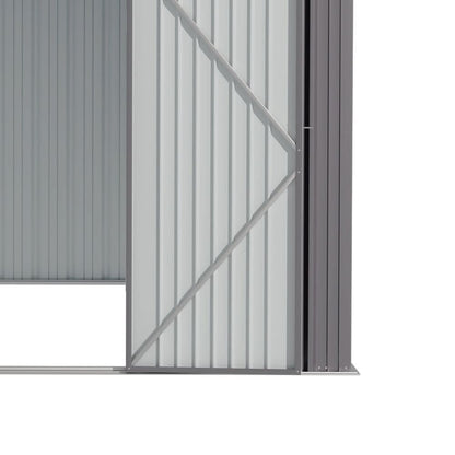 3×5 ft/ 4×6ft/ 6×8 ft/ 10×8ft/ 10×10ft/ 10×12ft Metal Outdoor Garden Storage Shed Motorcycle Sheds with Lockable