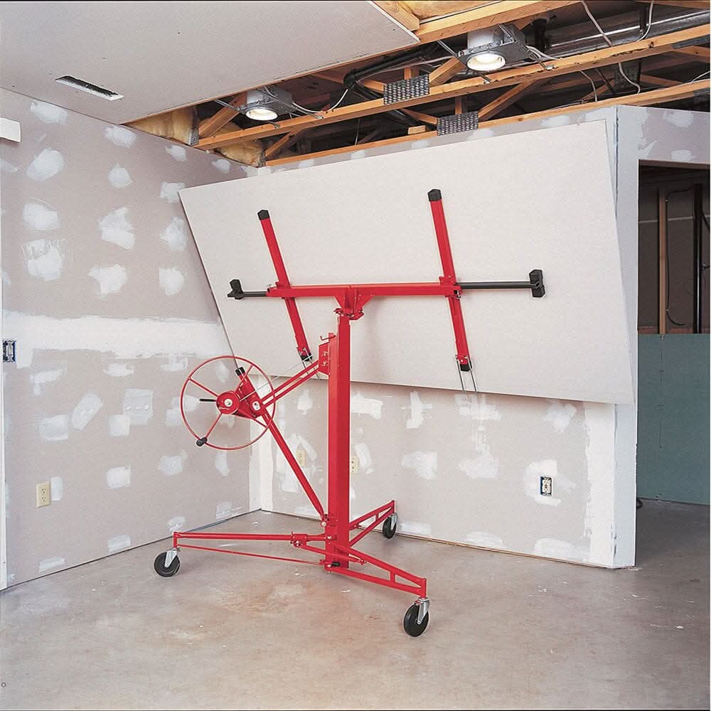 11 ft Drywall Panel Hoist Lifter with Convenient Design and Easy Assembly